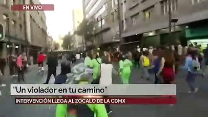 Inicia marcha 'Un violador en tu camino' en CdMx