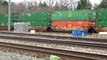 Norfolk Southern container train going through Berea, Ohio (11/29/2019)