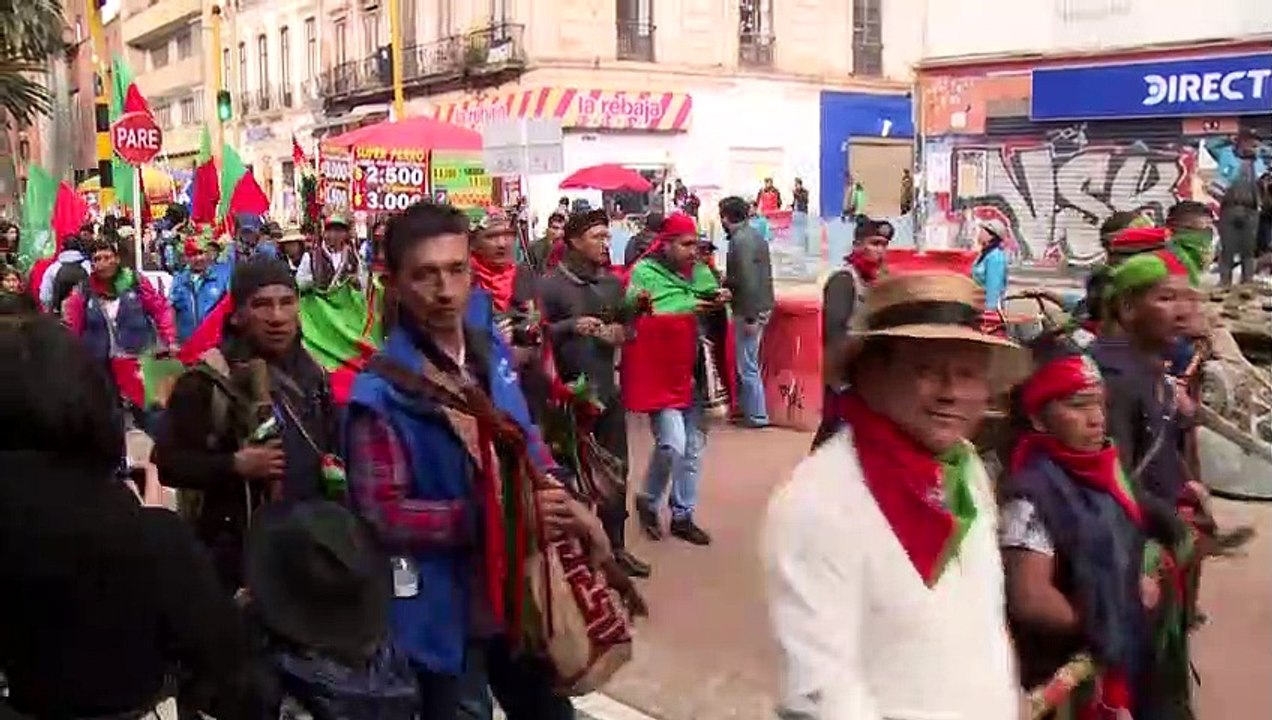 Indígenas nas ruas