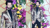 Shahid Kapoor ROYAL Look At The GRAND Reception Of Sooraj Barjatya's Son Devaansh Barjatya's Wedding