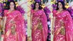 Hema Malini Arrives At Sooraj Barjatya's Son Devaansh Barjatya Wedding Reception