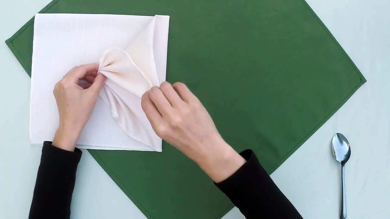 Napakin Folding Triangle Leaf
