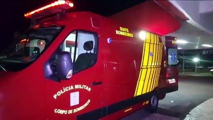 Ferido em acidente de trânsito no Santa Cruz é levado à UPA Tancredo