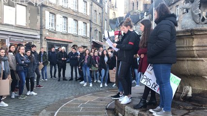 Télécharger la video: 110 lycéens marchent pour le climat