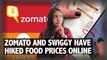 Price Difference In Food Items On Apps Like Swiggy and Zomato and Restaurant Menus