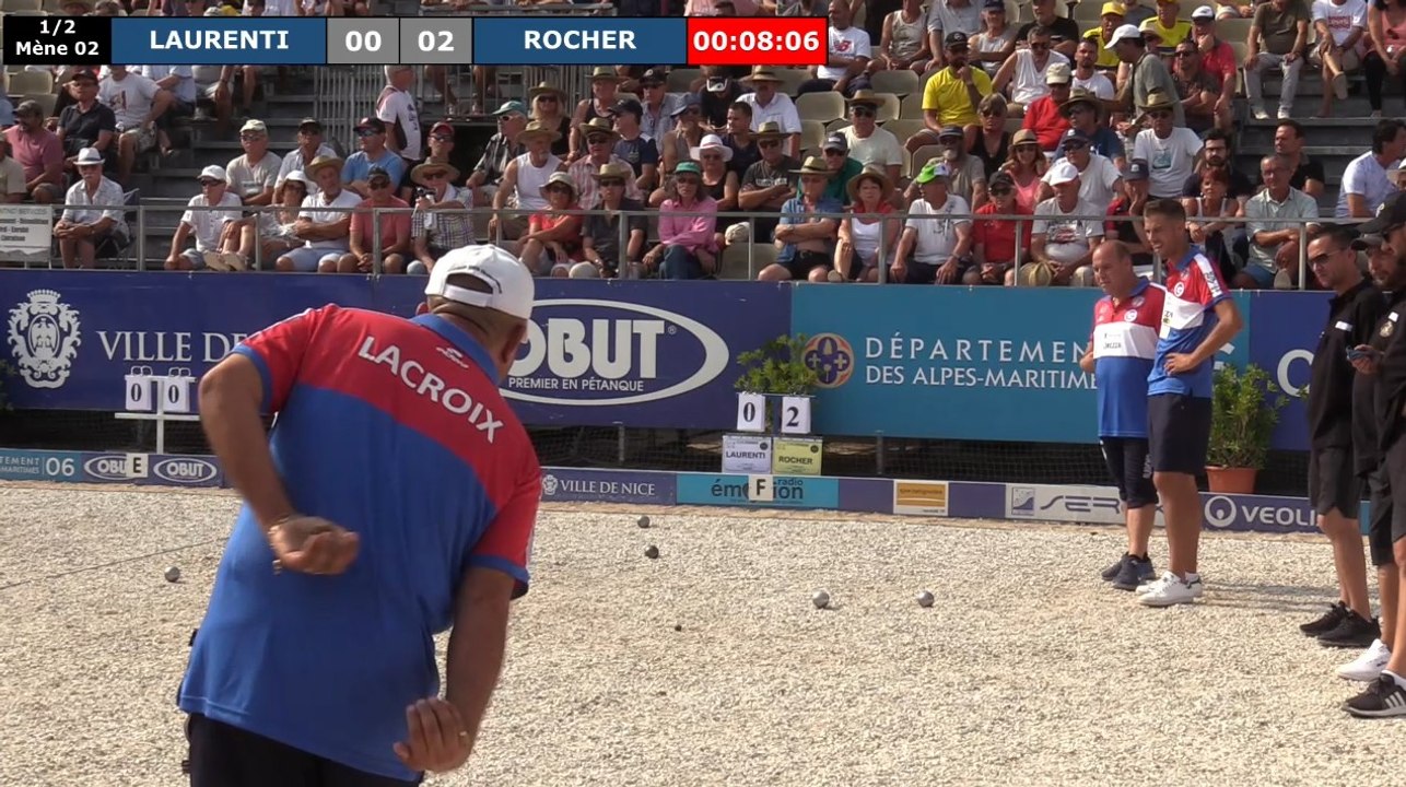 Demi-finale ROCHER vs LAURENTI : Europétanque des Alpes-Maritimes 2019