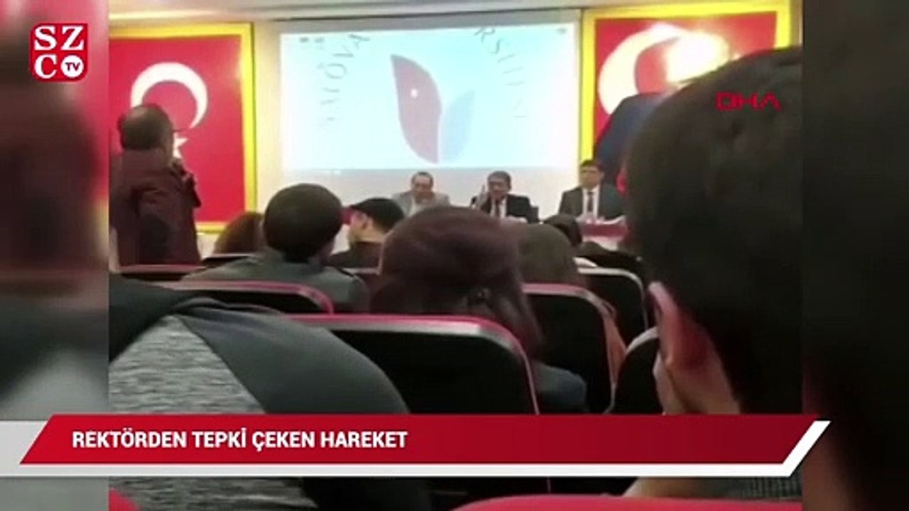 Rektörün, öğretim üyesine ‘derhal lütfen dışarı çık’ demesi tepki topladı