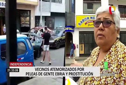 Independencia: vecinos fastidiados y atemorizados por constantes peleas de extranjeros