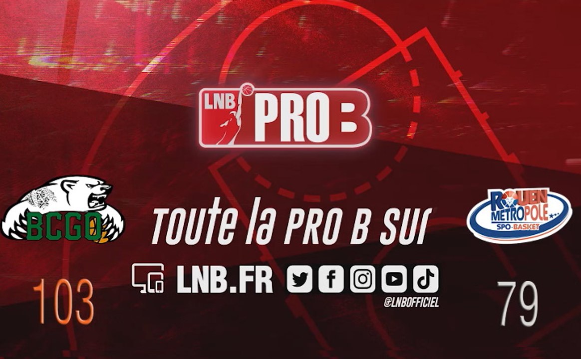 PRO B : Gries-Oberhoffen vs Rouen (J8)