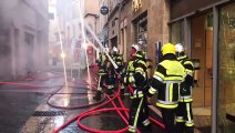 Aix en Provence:  violent incendie au restaurant le 2G, des personnes évacuées