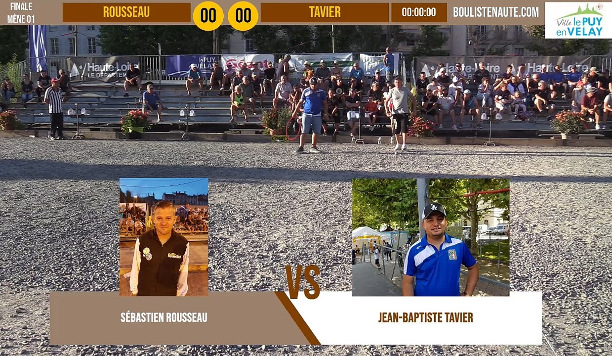 Finale du tête-à-tête Sébastien ROUSSEAU vs Jean-Baptiste TAVIER : Le Puy-en-Velay été 2019