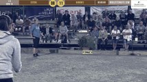 Quart du tête-à-tête Sébastien ROUSSEAU vs Thibaut JOUFFRE et Elodie ESTEVE vs Charlotte DARODES - Le Puy-en-Velay été 2019