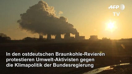 Hunderte Umweltaktivisten dringen in Lausitzer Braunkohle-Tagebaue ein