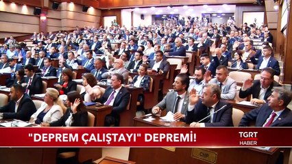 "Deprem Çalıştayı" Depremi!