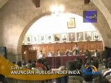 ANUNCIAN HUELGA INDEFINIDA - CUSCO