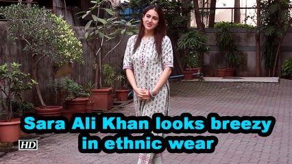Sara Ali Khan looks breezy in ethnic wear