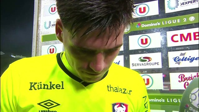 Réaction de Jessy Deminguet après EA Guingamp / SMCaen