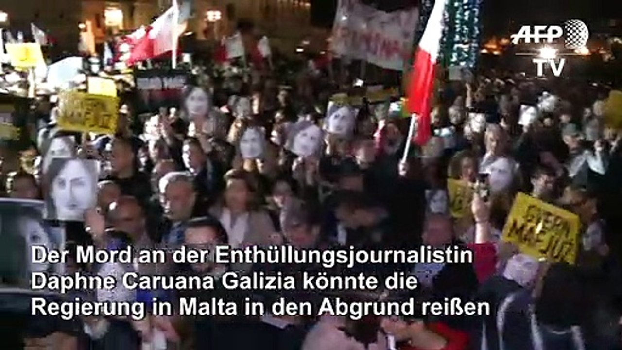 Mord an Journalistin: Regierung in Malta am Abgrund