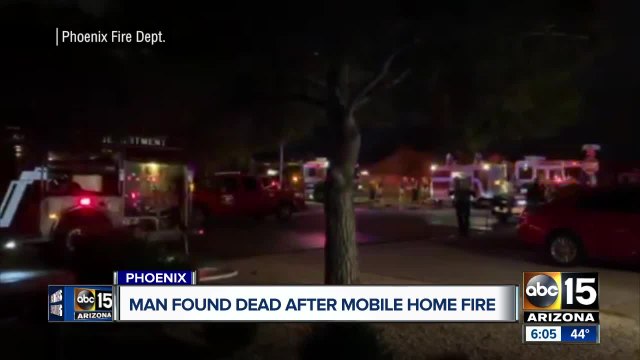 FD: Man dies in mobile home fire near 35th Avenue/Bell Road
