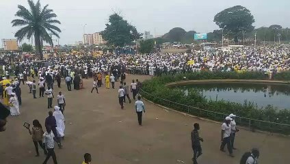 Accueil d'Alpha Condé : mobilisation au palais du peuple...