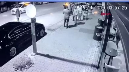 4 kişinin yaralandığı silahlı çatışma kamerada