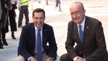 Juanma Moreno inaugura la nueva Alameda de Málaga