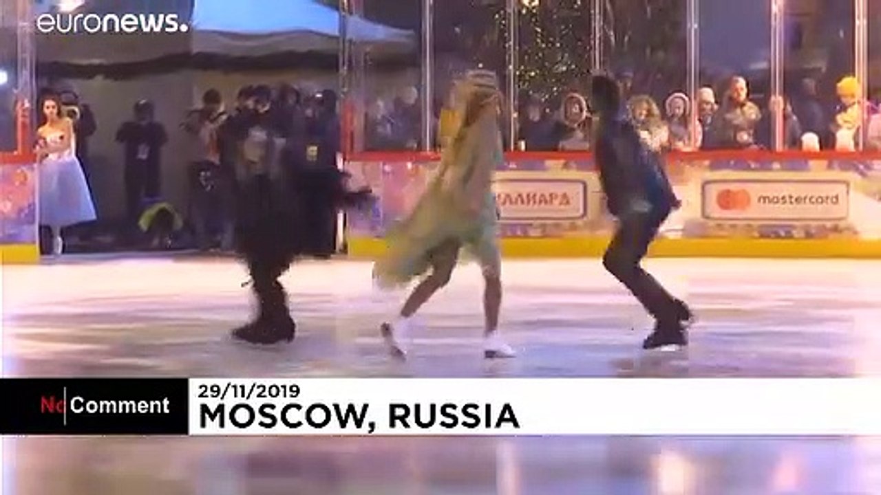 Jégpálya a Vörös téren