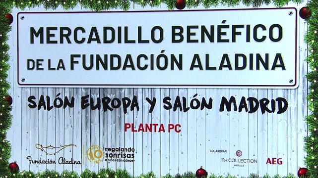 El mercado solidario de la Fundación Aladina vuelve por Navidad