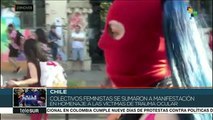 Mujeres chilenas toman la batuta en sexta semana de protestas