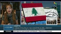 Autoridades libanesas abordarán temas económicos ante crisis política