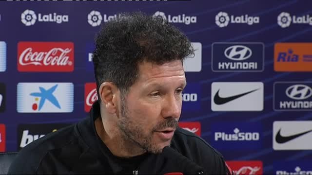 Simeone elude hablar de Griezmann y dice que desconoce cómo reaccionará el Metropolitano