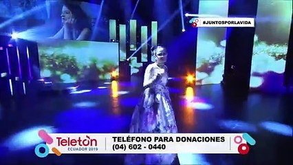 Presentación de Mar Rendón en la Teletón Ecuador