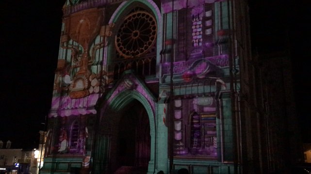 À Flers, mapping et illuminations marquent le début des festivités de Noël