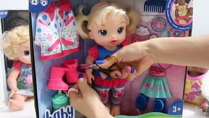 BABY ALIVE SU İÇTİ ALTINA YAPTI KIYAFET GİYDİ KOMBİN CHALLENGE Bidünya Oyuncak