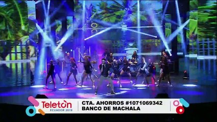 Presentación de Gianpiero en la Teletón Ecuador