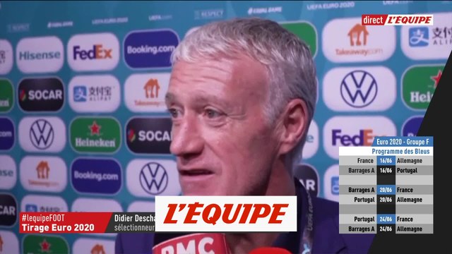 Deschamps «Un groupe compliqué» - Foot - Euro 2020 - Tirage au sort
