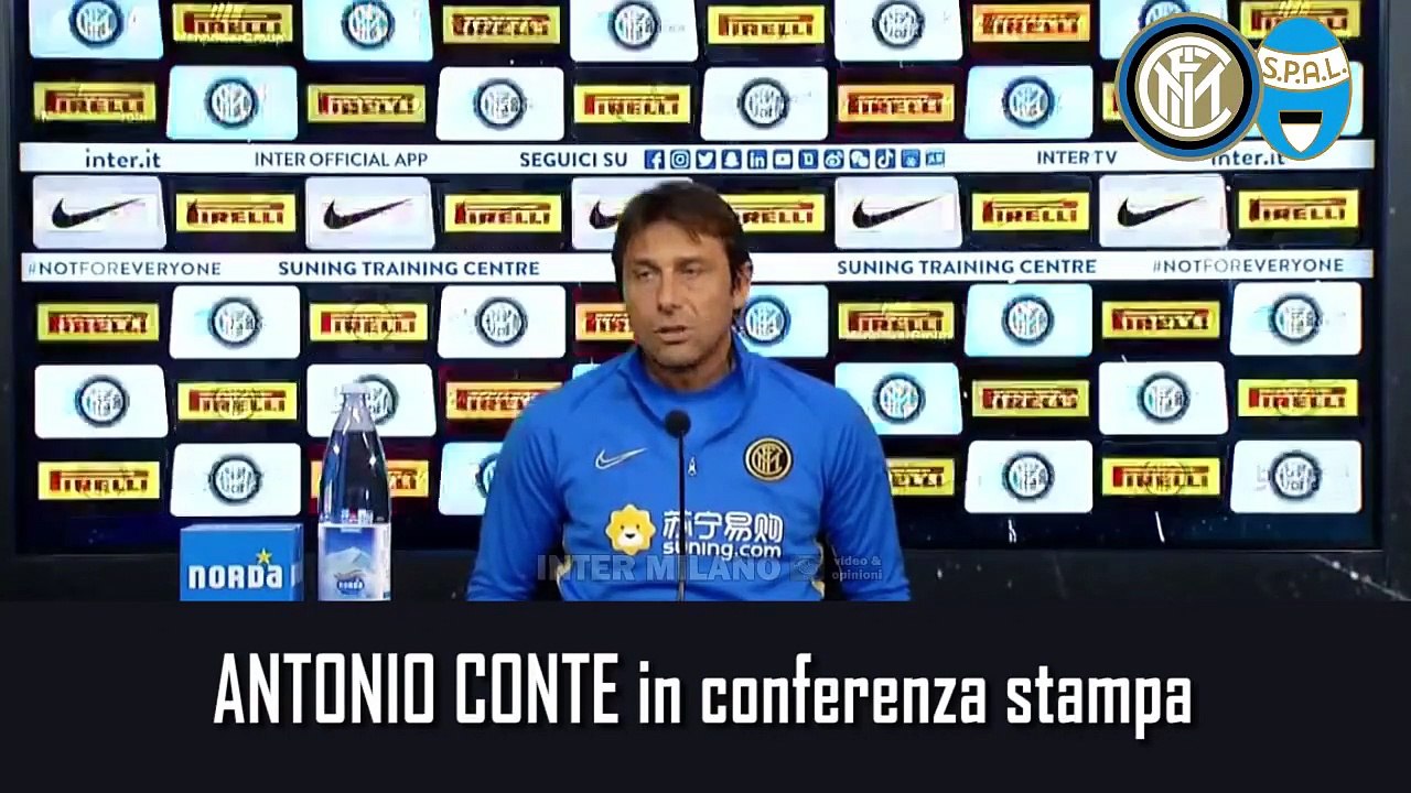 VERSO INTER-SPAL: CONFERENZA STAMPA di ANTONIO CONTE - INTEGRALE