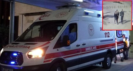 Kimyasal madde ile etrafa saldırdı! Dehşet anları kamerada