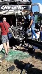 Chocó un micro en Mendoza y hay al menos 20 heridos