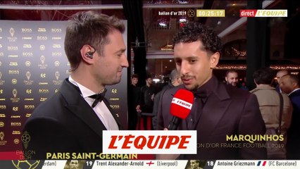 Marquinhos «Une grande fierté» - Foot - Ballon d'Or