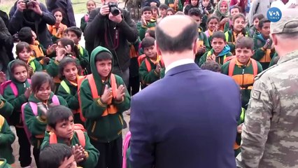 Türkiye’nin Tel Abyad’da Açtığı Okulda Ders Zili Çaldı