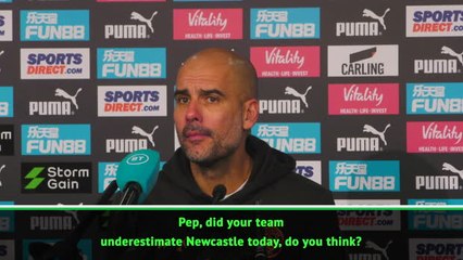 Download Video: Sarcastic Guardiola refutes 'brilliant' journalist's claim