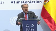 Guterres pone a España como ejemplo de compromiso en lucha contra cambio climático