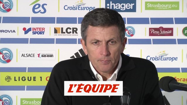 Laurey «On ne peut s'en prendre qu'à nous-mêmes» - Foot - L1 - Strasbourg