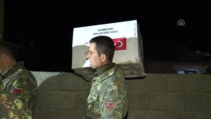 Türk Kızılay'dan Arnavutluk'taki depremzedeler için çadır yardımı