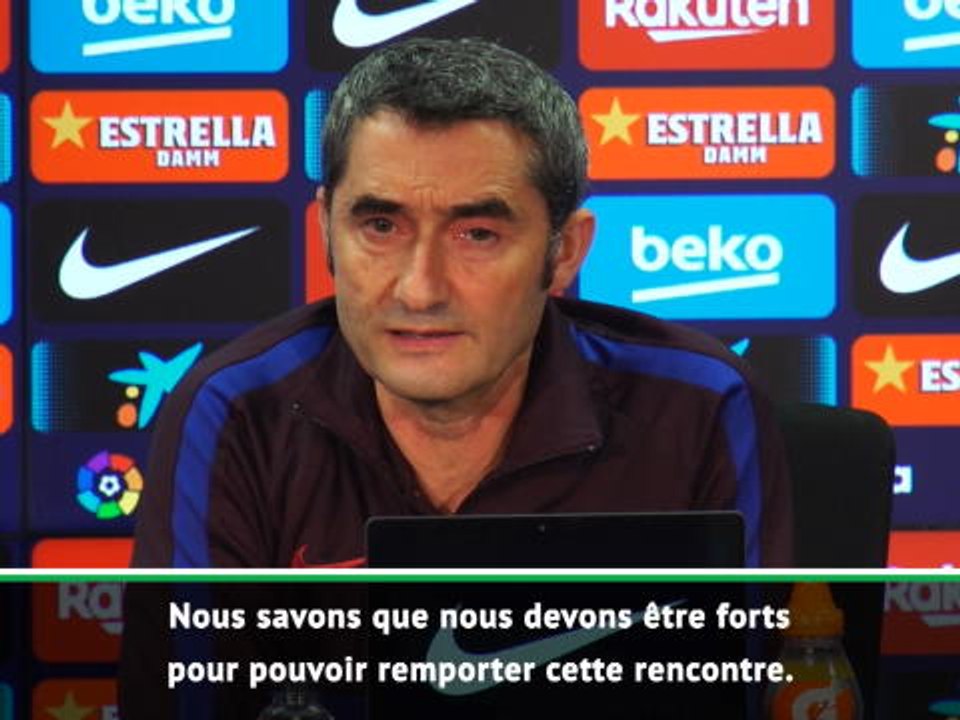 15e j. - Valverde : "L'un des matches les importants de l'année"
