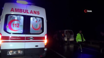 Zonguldak'ta zincirleme kaza: 5 otomobil birbirine girdi, 4 kişi yaralandı