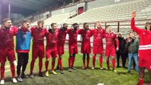 Football. RAQM a fêté la victoire. Vidéo eric.ghislain@sudpresse.be