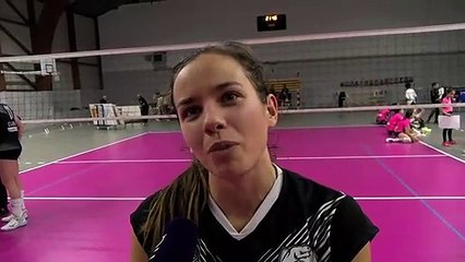 Louise Narbonne après la défaite du CSM Clamart à Istres