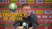 Conférence de presse Valenciennes FC - RC Lens (2-0) : Olivier GUEGAN (VAFC) - Philippe  MONTANIER (RCL) - 2019/2020